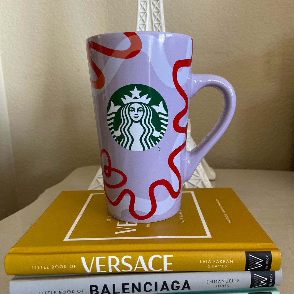 Starbucks Tall Lavender Ceramic Mug